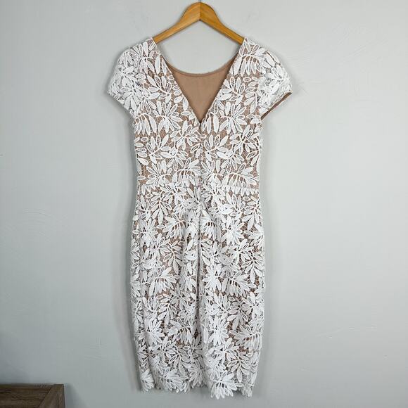 Lulus Right Sheer, Right Now White Lace Bodycon Dress - Picture 8 of 10
